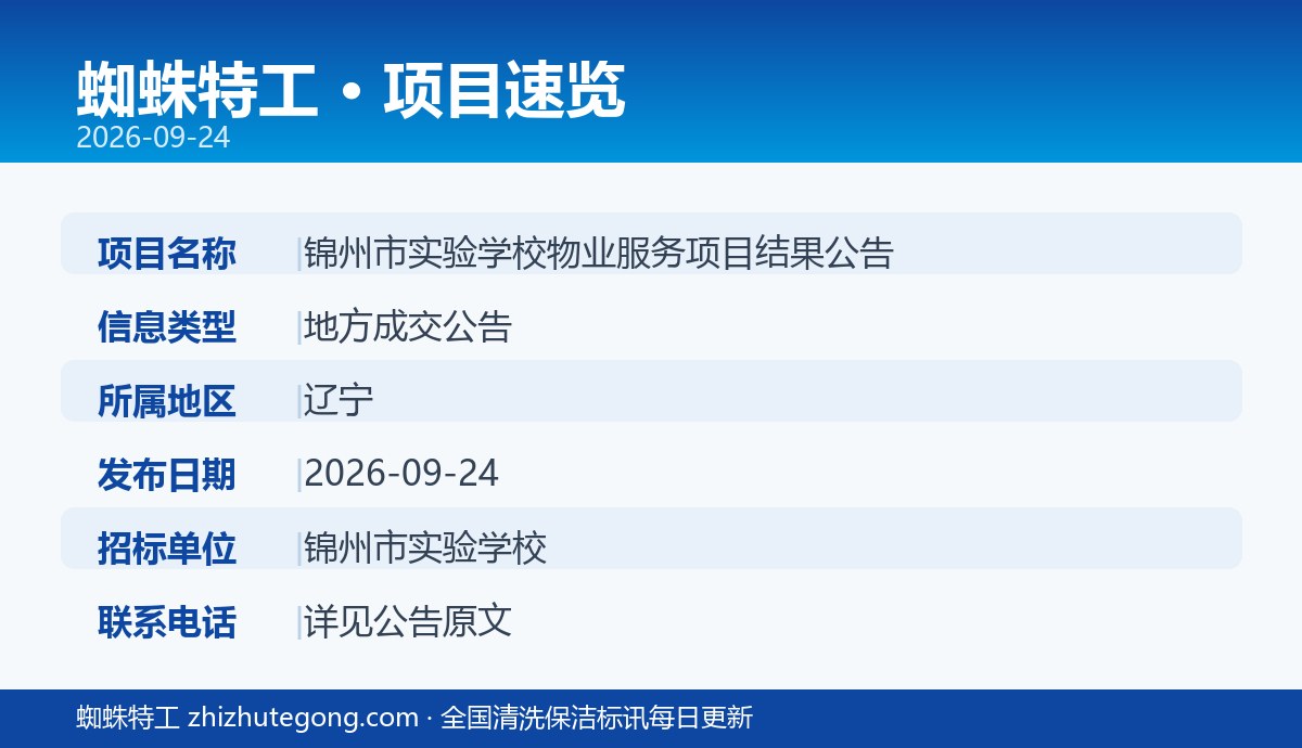 项目信息速览